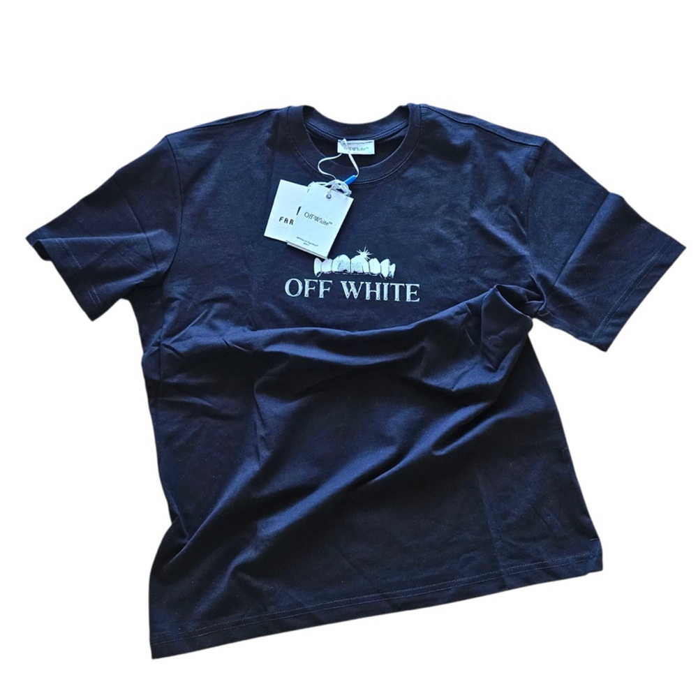 Off-White Black Graphic Tee Men’s Size XL